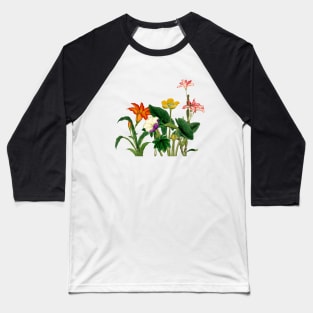 Vintage Floral Board Baseball T-Shirt